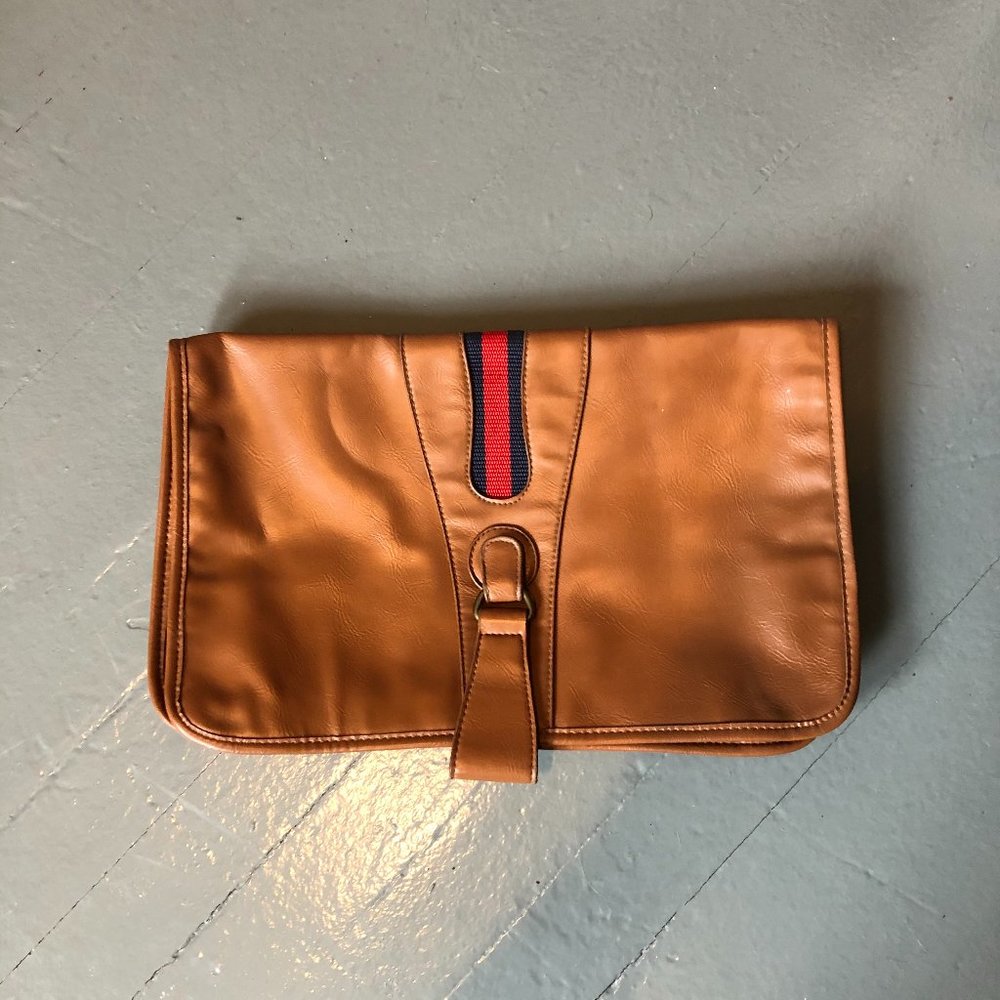 Camel colored pocket book